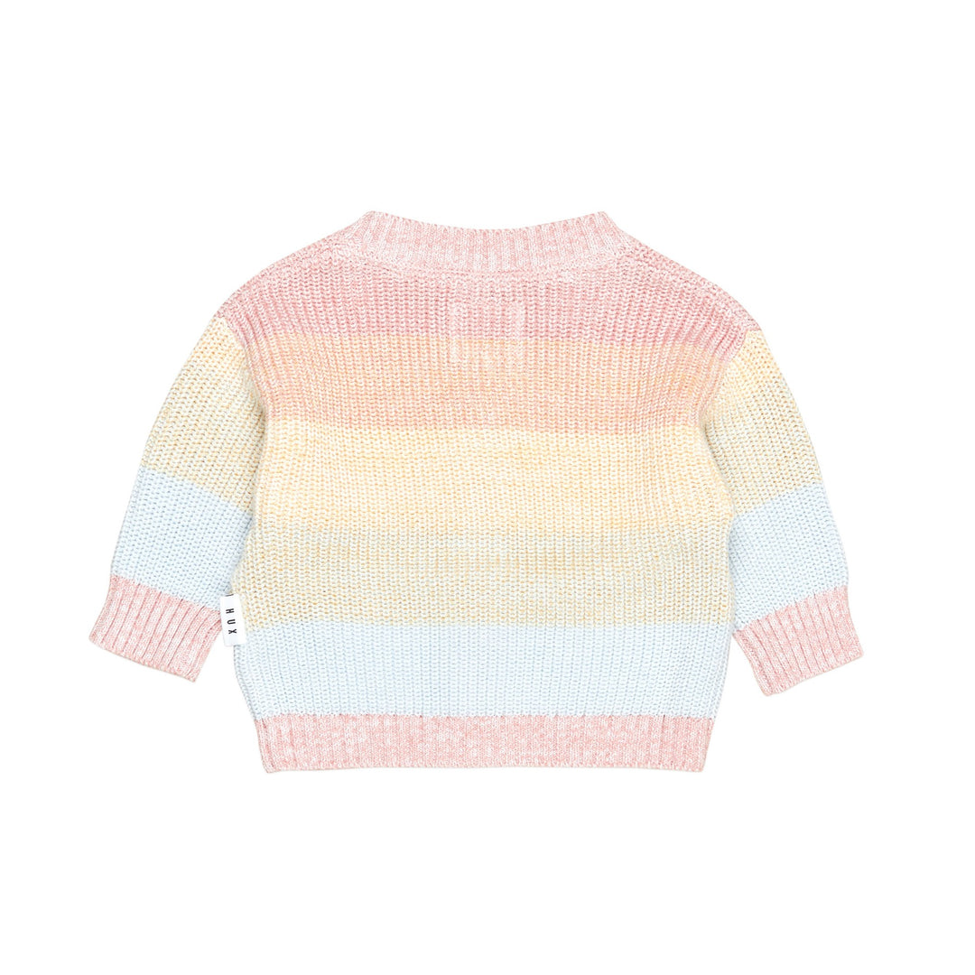 Huxbaby Soft Rainbow Boxy Cardi