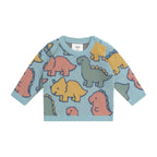 Dino Play Knit Jumper - Marine Blue