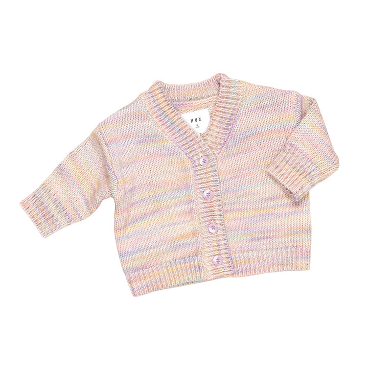 Huxbaby Boxy Cardi - Rainbow