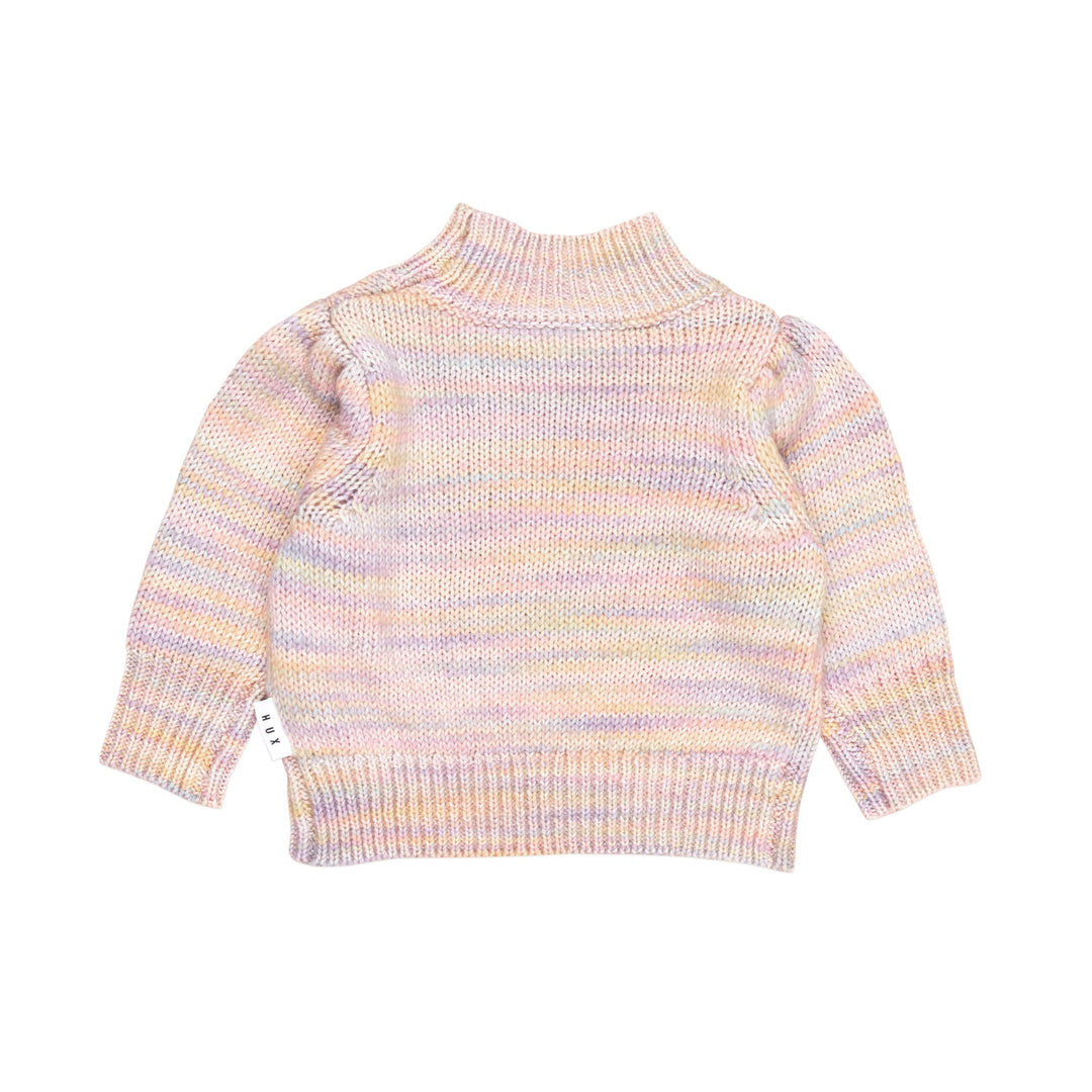 Huxbaby Knit Puff Jumper - Rainbow