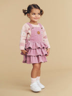 Flowerbow Knit Jumper - Pink Pearl