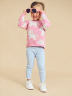 Unicorn Knit Jumper - Bubblegum
