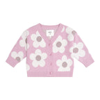 Daisy Boxy Cardi - Lilac Mist