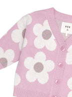 Daisy Boxy Cardi - Lilac Mist