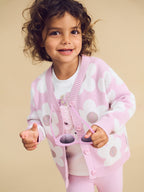 Daisy Boxy Cardi - Lilac Mist