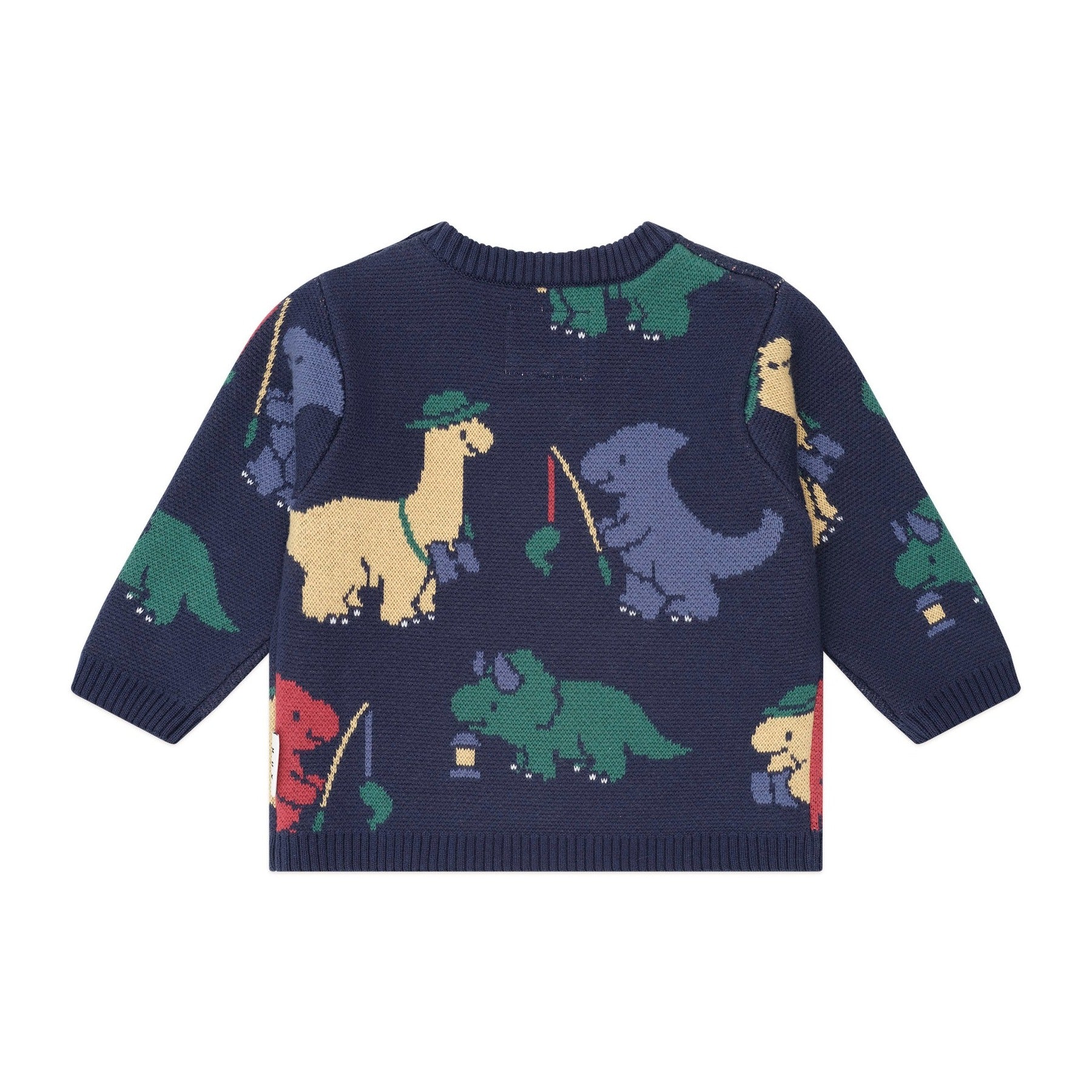 Camping Dino Knit Pullover