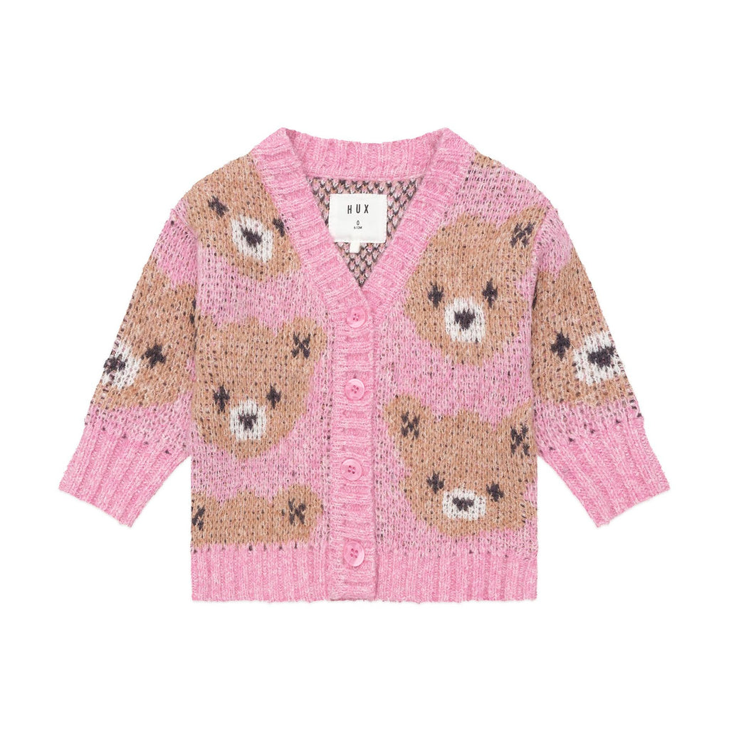 Huxbaby Peony Huxbear Knit Cardi