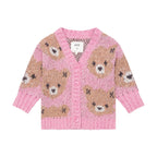 Huxbaby Peony Huxbear Knit Cardi