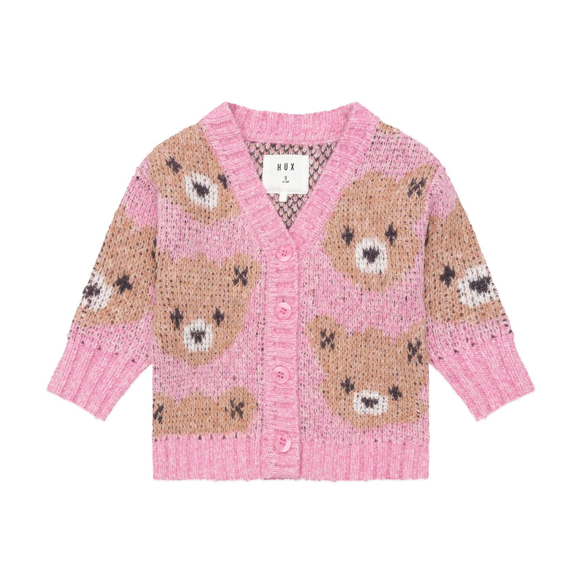 Huxbaby Peony Huxbear Knit Cardi