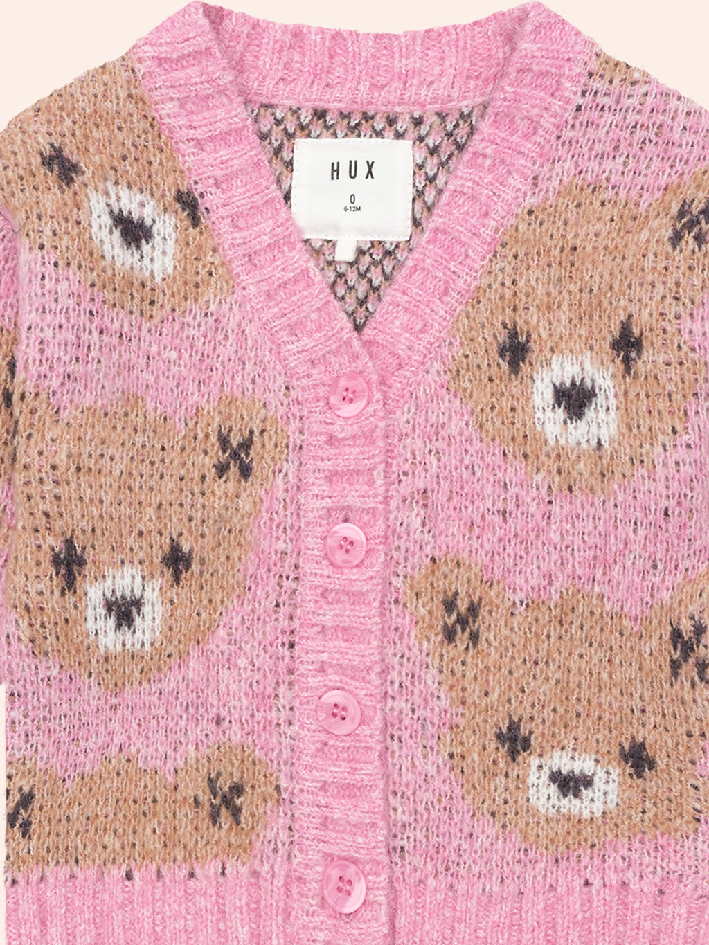 Huxbaby Peony Huxbear Knit Cardi