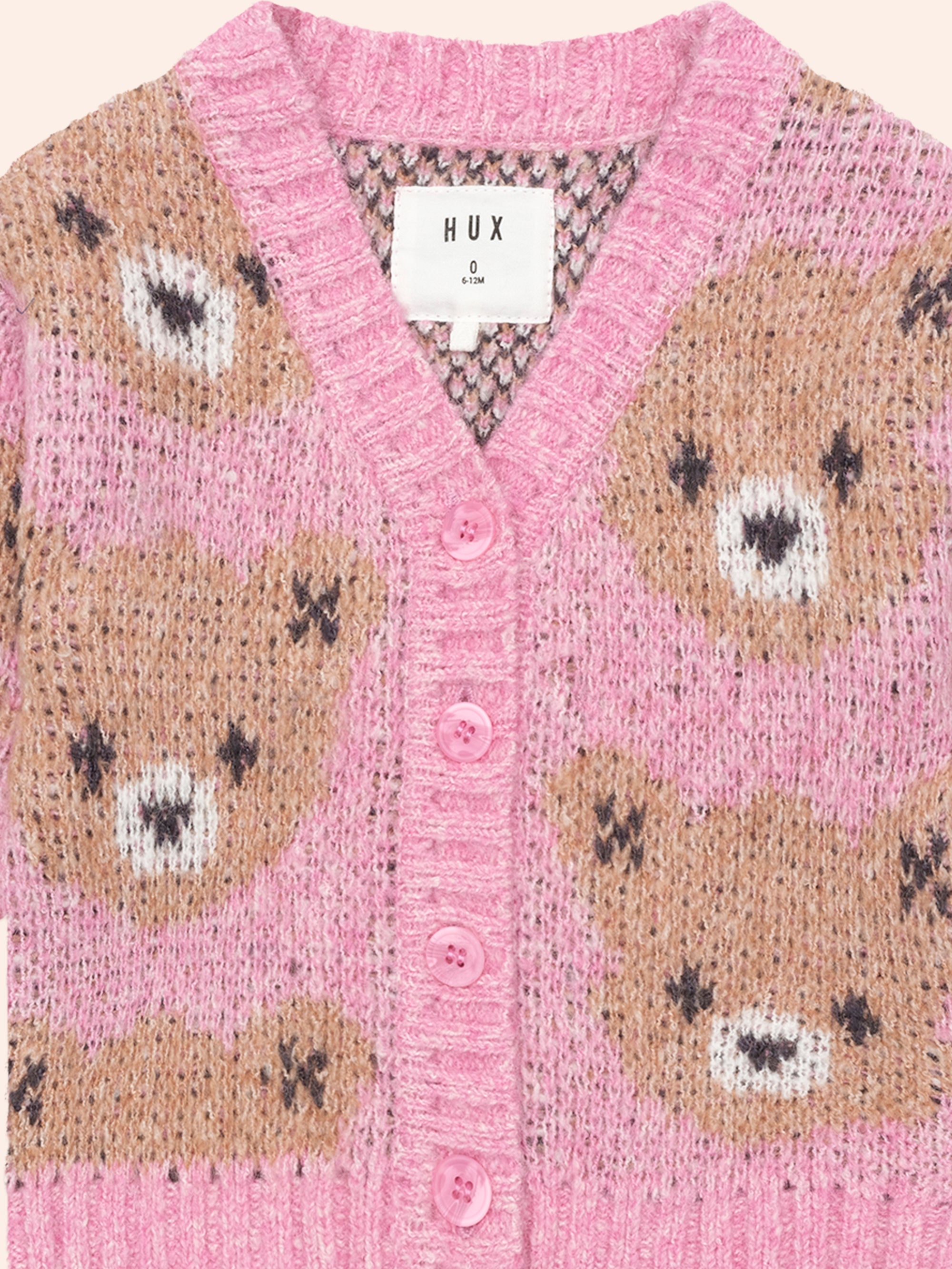 Huxbaby Peony Huxbear Knit Cardi