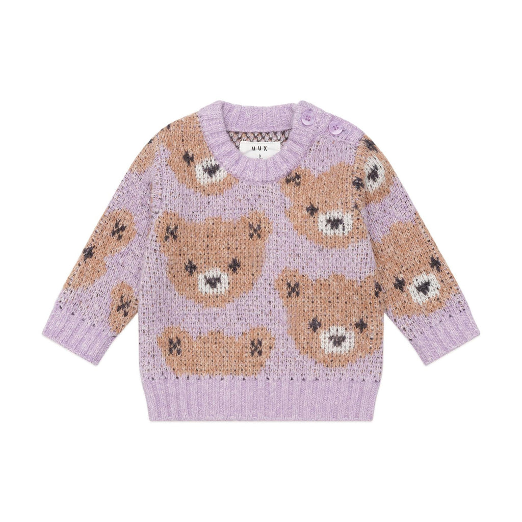 Huxbaby Orchid Huxbear Knit Jumper