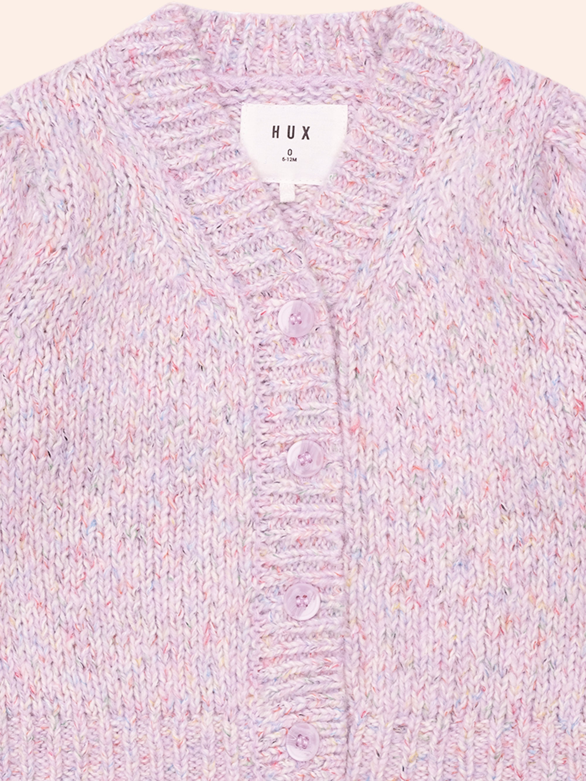 Huxbaby Rainbow Sprinkles Boxy Cardi