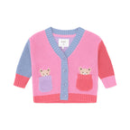 Colour Block Huxette Cardi