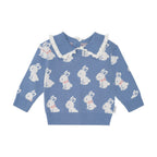 Bunny Field Frill Collar Pullover