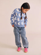 Bunny Field Frill Collar Pullover