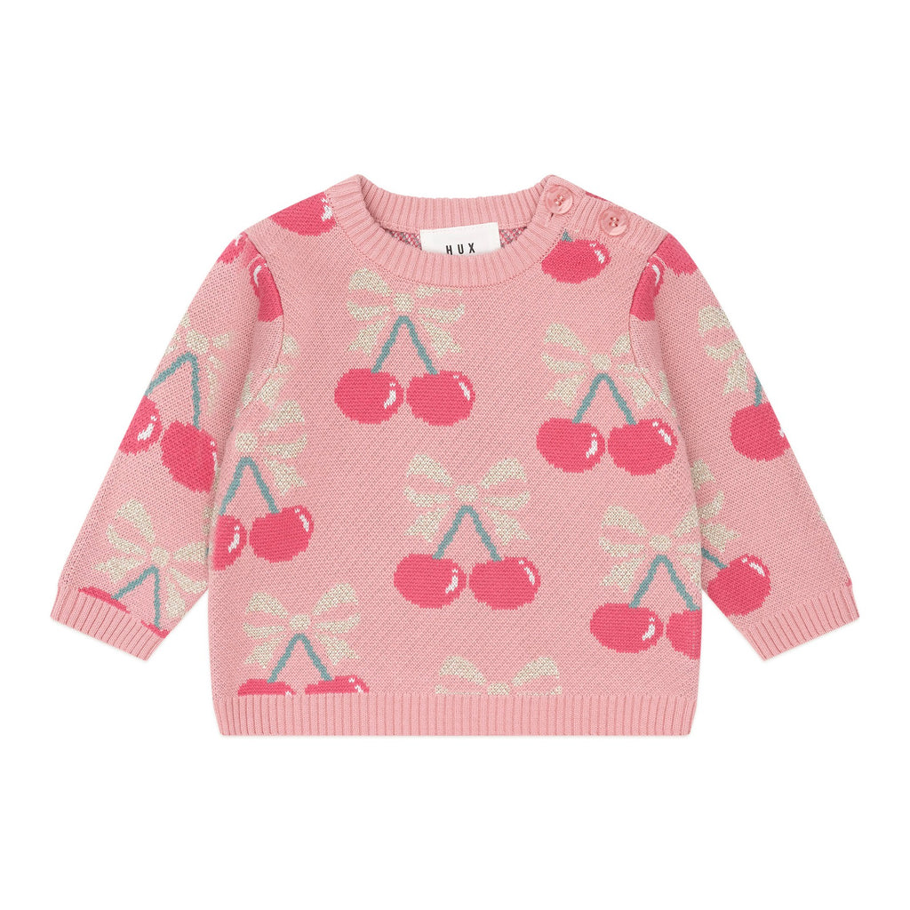 Cherry Bow Pullover