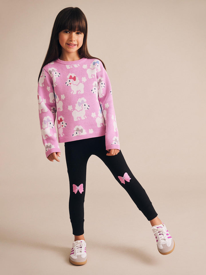 Huxbaby Poodle Knit Pullover
