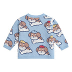 Parisian Painter Pup Knit Pullover