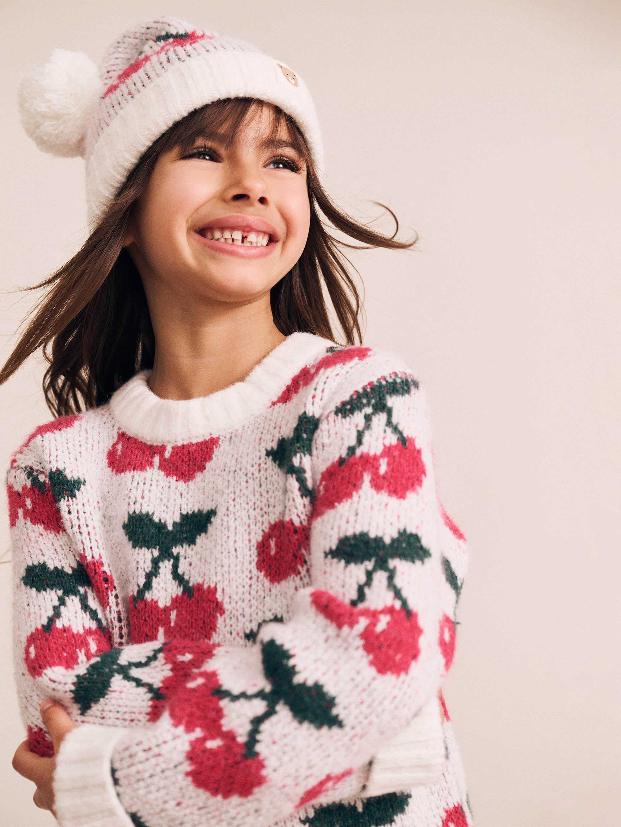 Cherry Knit Pullover