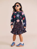 Flower Field Knit Pullover