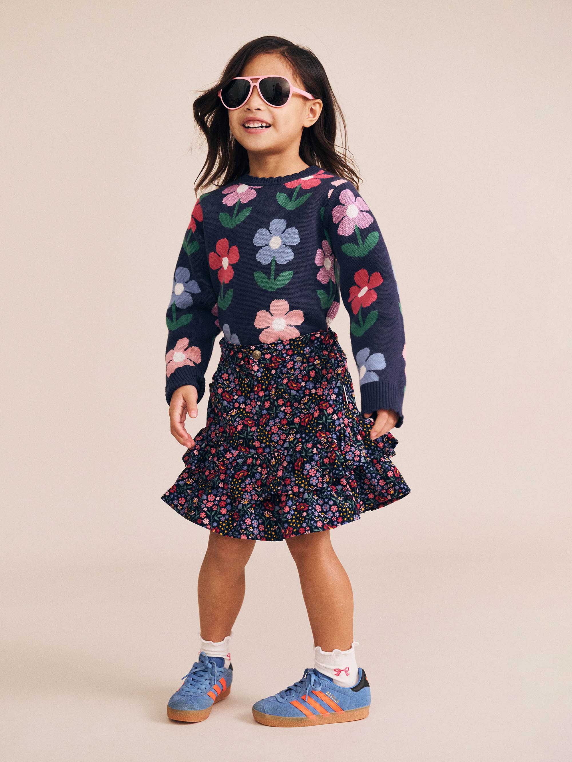 Flower Field Knit Pullover