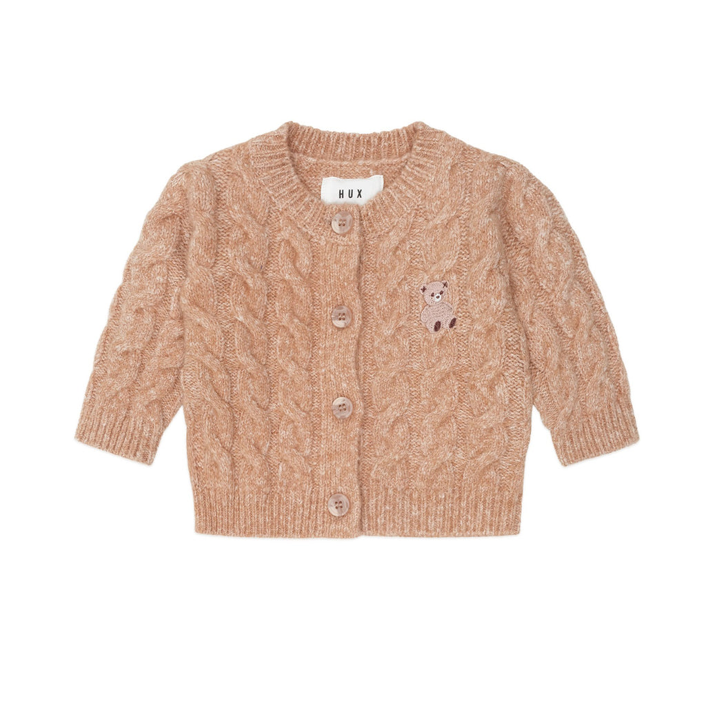 My First Hux Newborn Knit Cardi