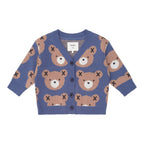 Classic Hux Cardi - Vintage Blue
