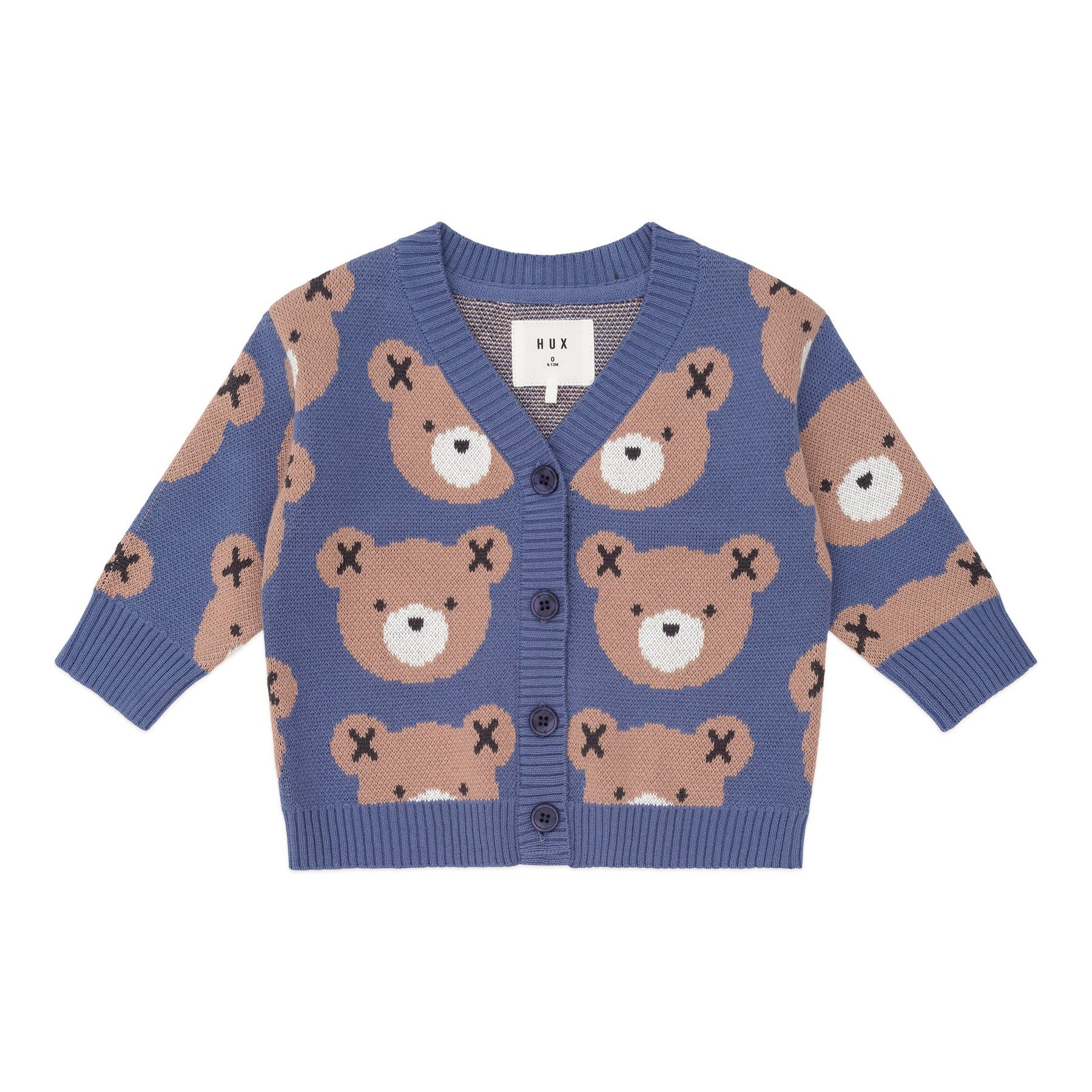 Classic Hux Cardi - Vintage Blue