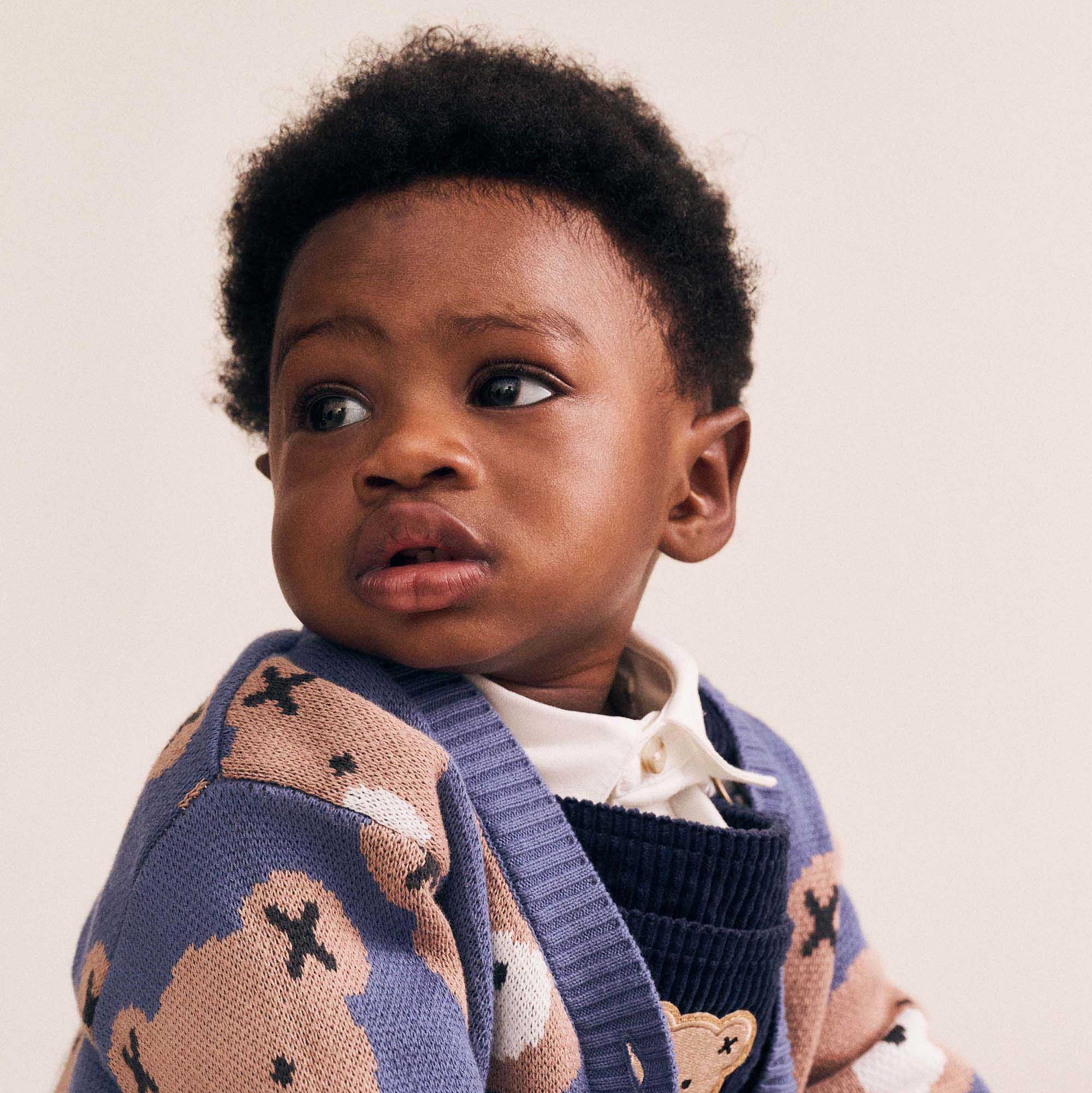 Classic Hux Cardi - Vintage Blue
