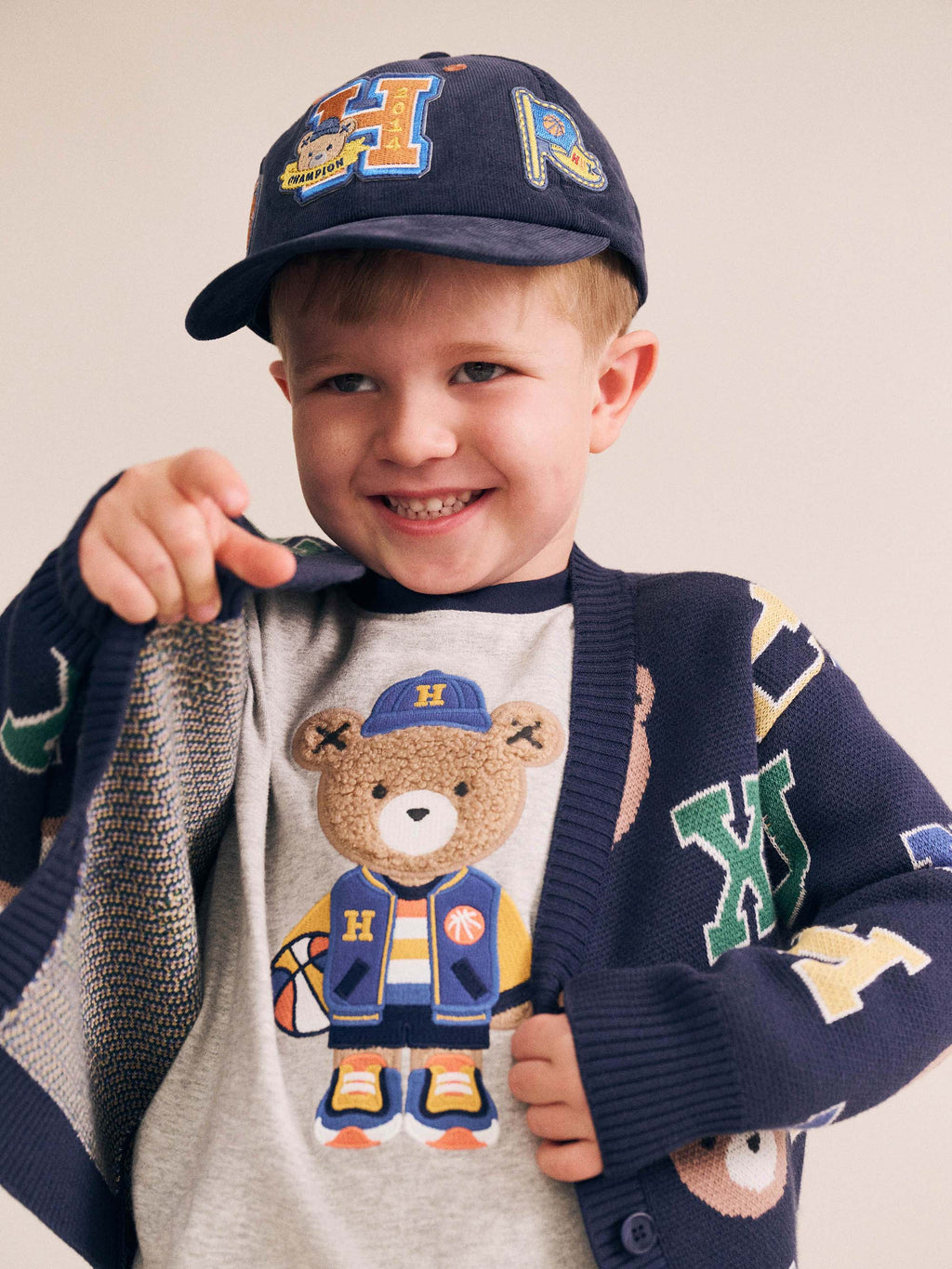 Varsity Letter Hux Cardi