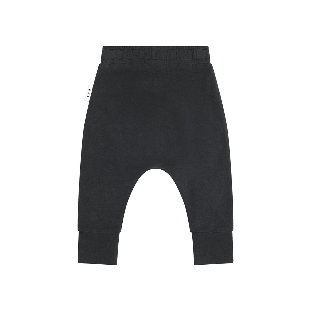 Huxbaby Furry Hux Drop Crotch Pant - Soft Black