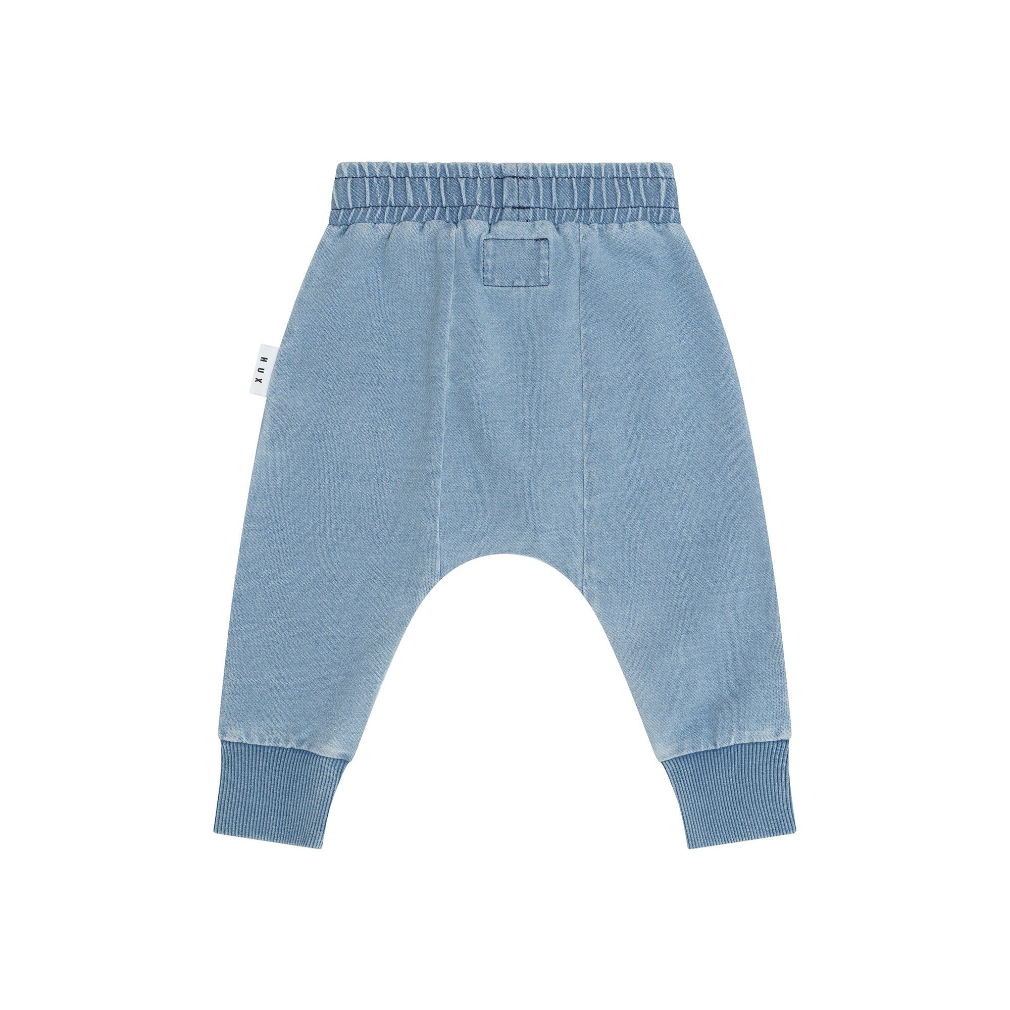 Huxbaby Huxbear Knit Denim Drop Crotch Pant - Denim