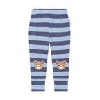 Huxbaby Furry Hux Bear Blue Stripe Legging