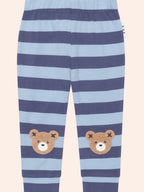 Huxbaby Furry Hux Bear Blue Stripe Legging