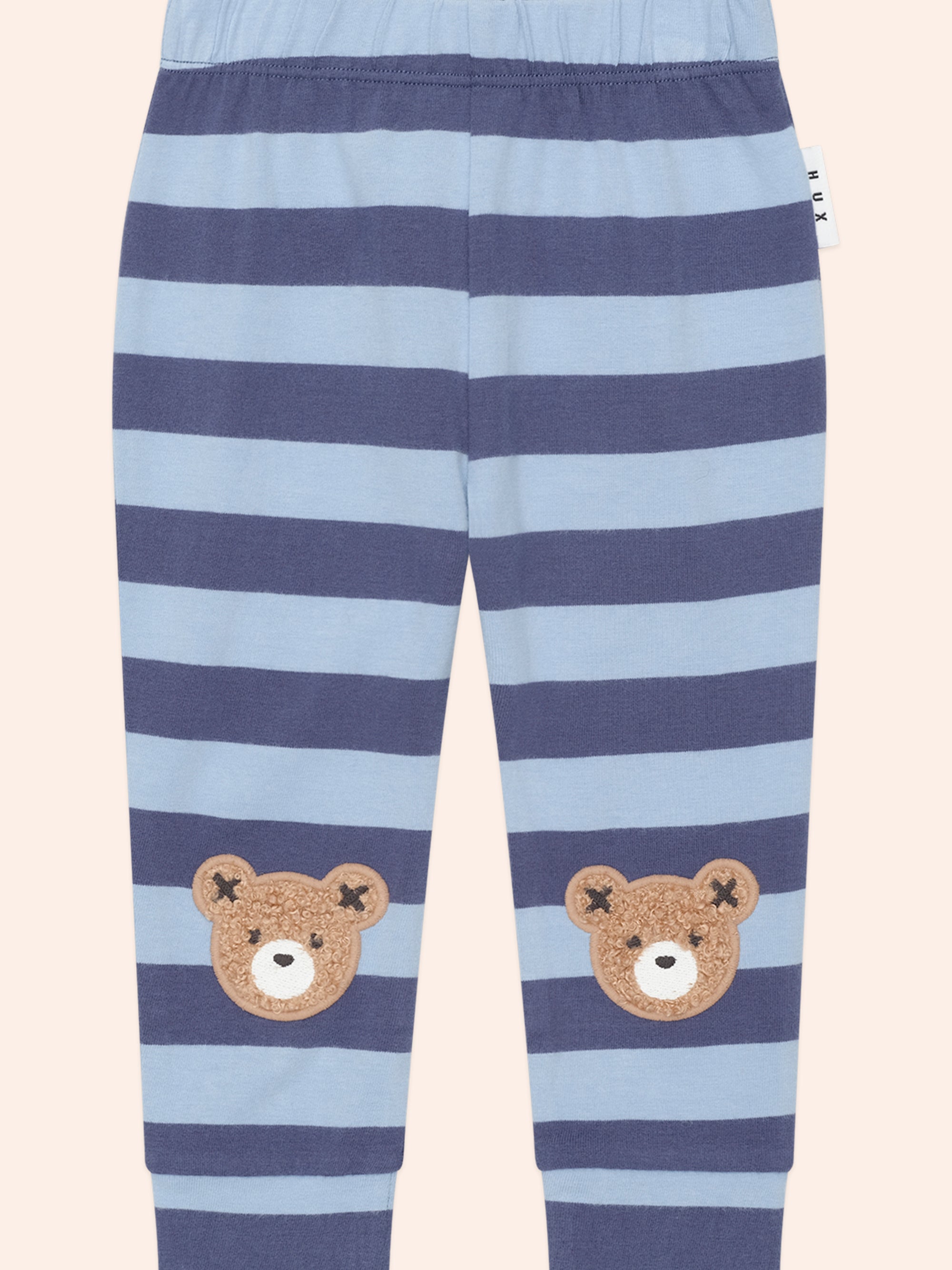 Huxbaby Furry Hux Bear Blue Stripe Legging