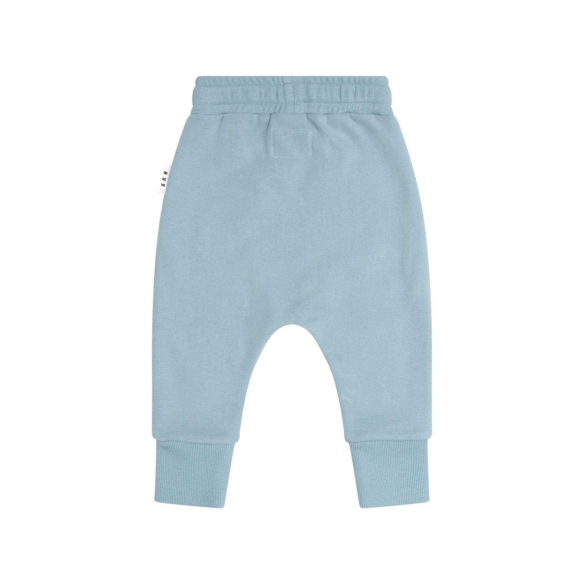 Huxbaby Construction Dino Drop Crotch Pant - Marine Blue
