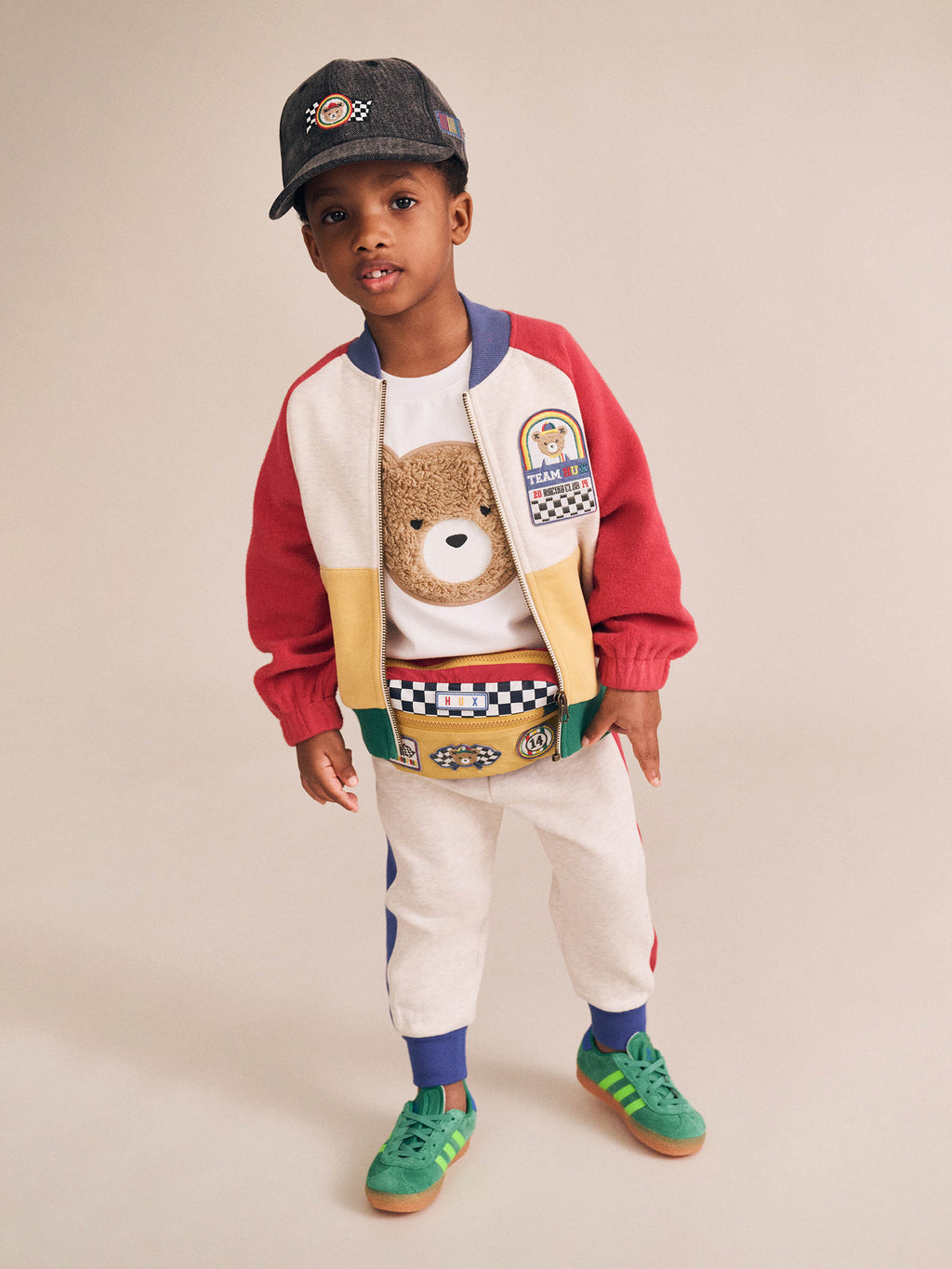 Colour Block Splice Trackpant