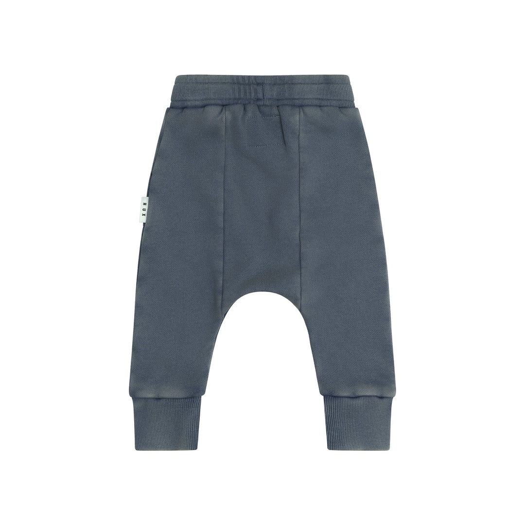 Huxbaby Drop Crotch Pant - Washed Navy