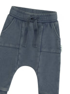 Drop Crotch Pant - Washed Navy
