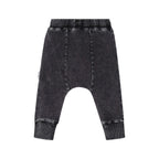 Black Knit Denim Pocket Pant