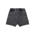 Huxbaby Washed Black Slouch Short