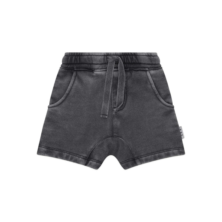 Huxbaby Washed Black Slouch Short
