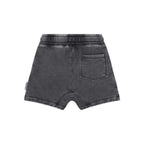 Huxbaby Washed Black Slouch Short