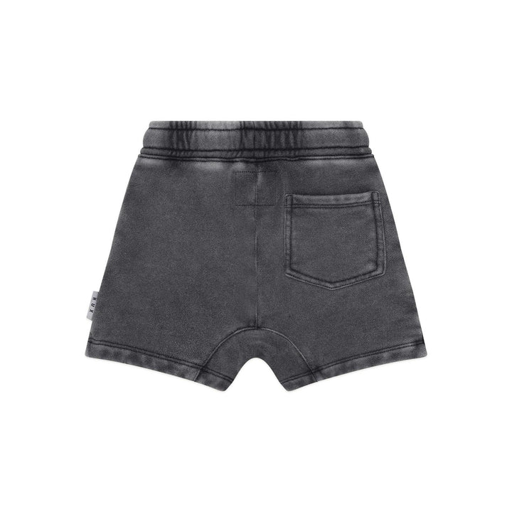 Huxbaby Washed Black Slouch Short