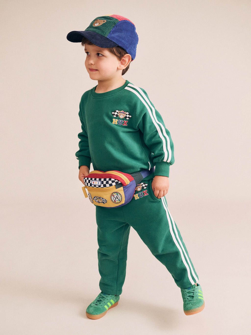 Green Racer Stripe Trackpant