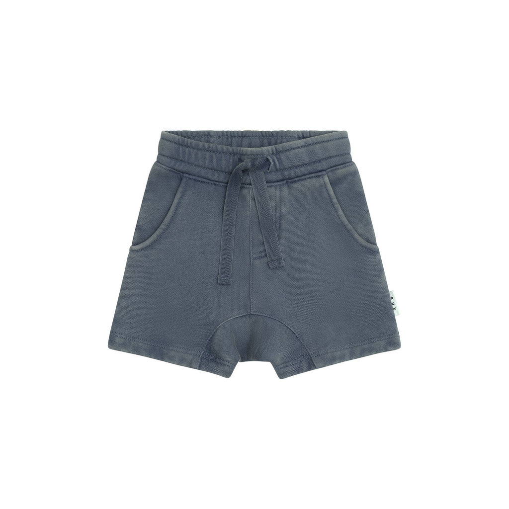 Slouch Short - Washed Navy