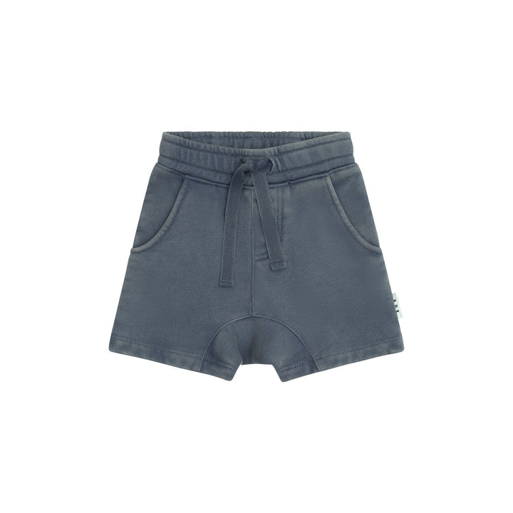 Huxbaby Slouch Short - Washed Navy