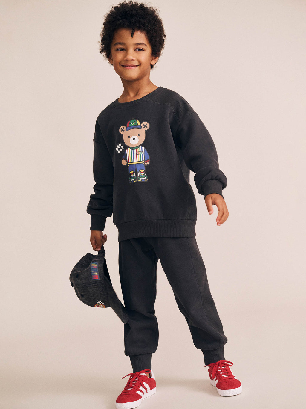Soft Black Trackpant