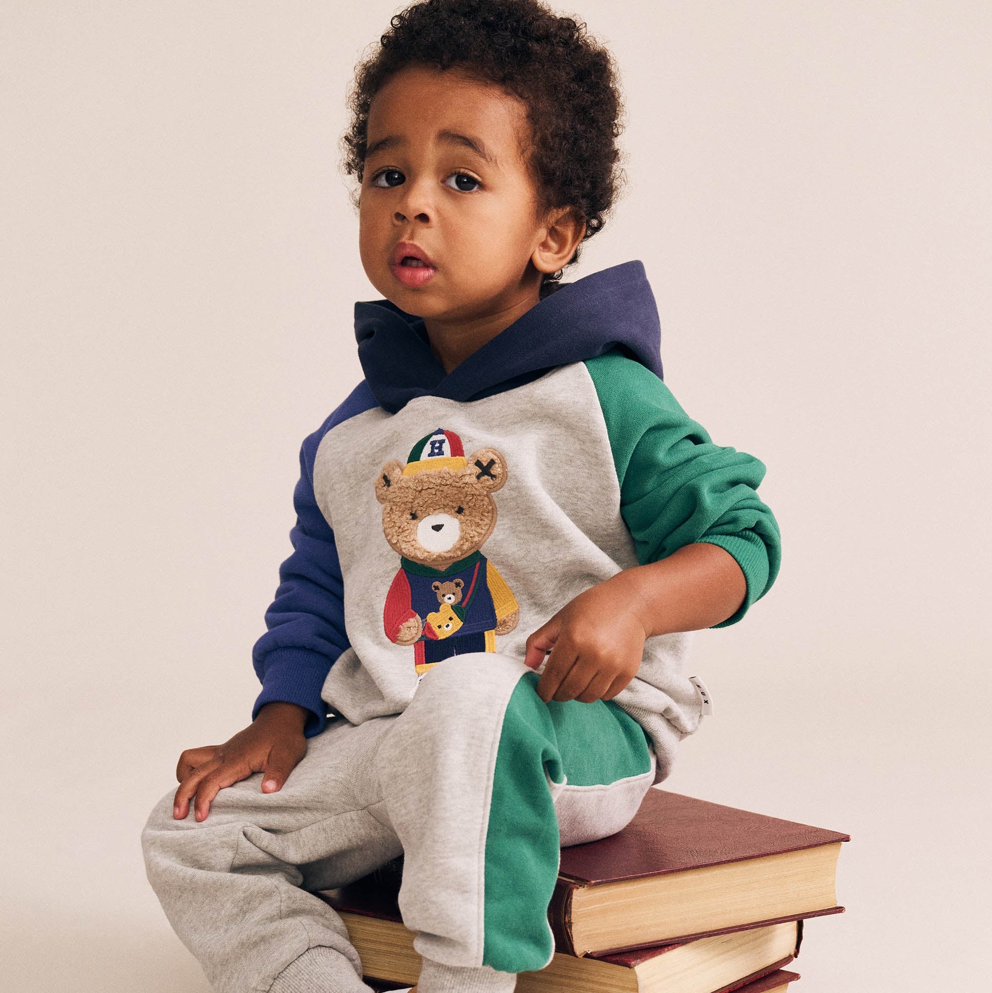 Colour Block Marle Splice Trackpant